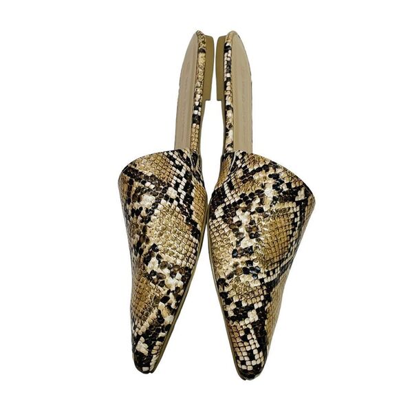 10/$25🦋 Wild Diva Snakeskin Celica Slip On Pointed Toe Slides - Size 7.5 - Picture 8 of 13